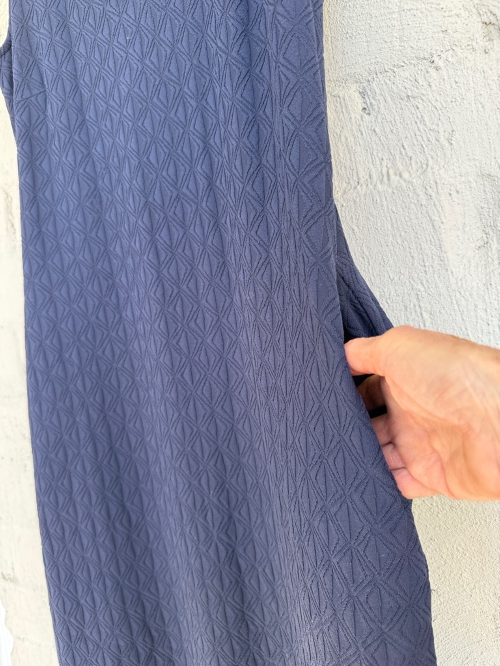 J.McLaughlin Ayla Navy Jacquard Knit Sleeveless Sheath Dress Size XS - Picture 6 of 14